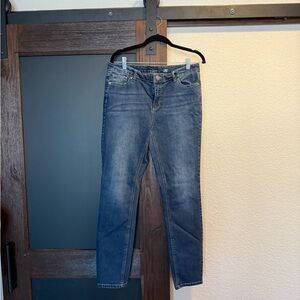 Francesca's Collections Dark Blue Skinny Jeans